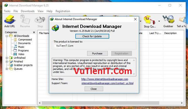 Download Internet Download Manager key ban quyen vinh vien 2