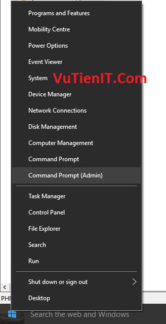 Command Prompt Admin Windows 10