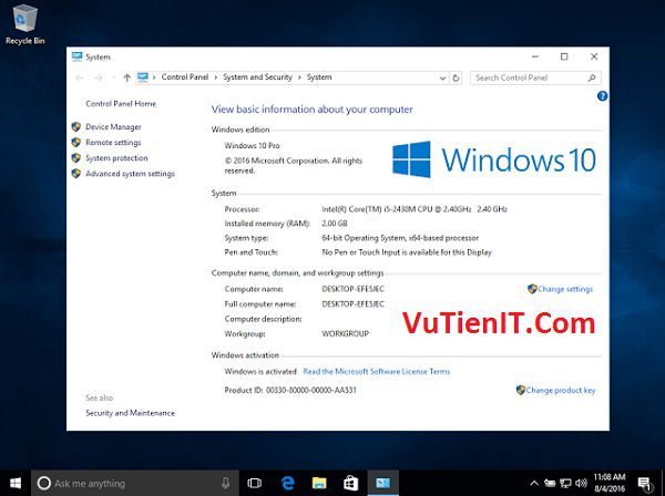 Ghost Windows 10 Anniversary Update 1607 LEGACY - GPT Full Soft da cau hinh 2