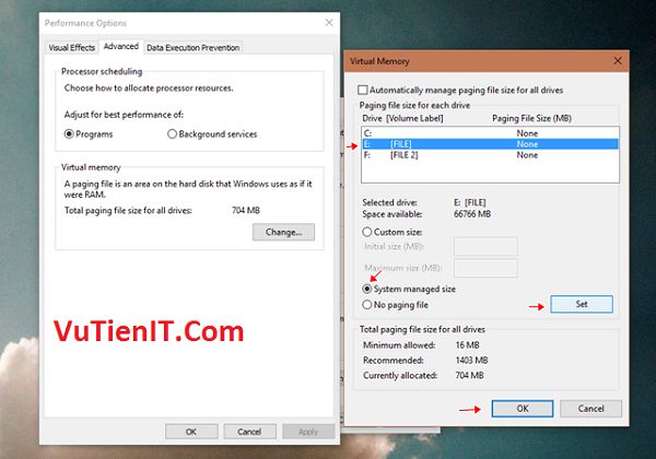 Page File windows 10 full disk 100% 4