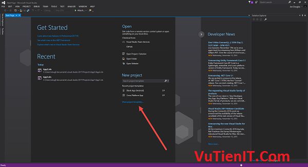 key ban quyen Visual Studio 2017