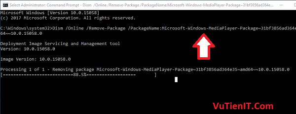 Dism Online Remove-Package PackageName