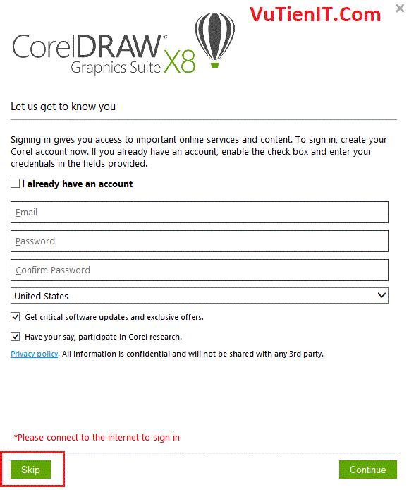 let us get to know you coreDRAW x8
