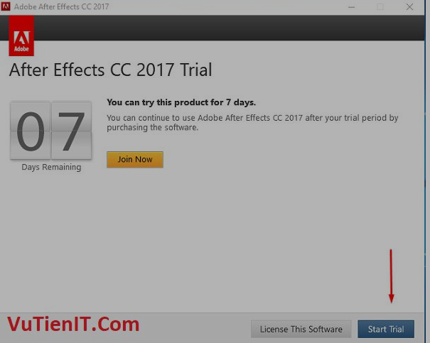 huong dan cai dat Adobe After Effect CC 2017 04