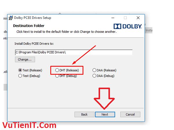 cai dat Dolby PCEE Drivers