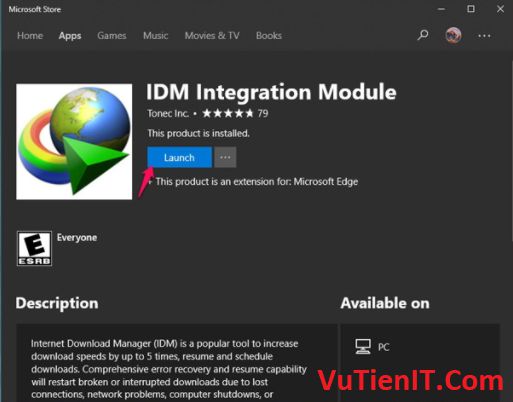 download IDM Integration Module Microsoft Edge