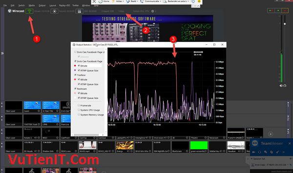 Wirecast Pro 9.0 phan mem live stream tren may tinh