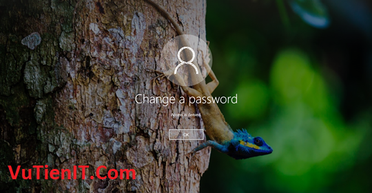 fix user cannot change password windows 10