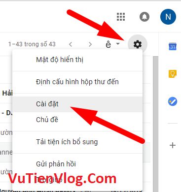 cai dat gmail