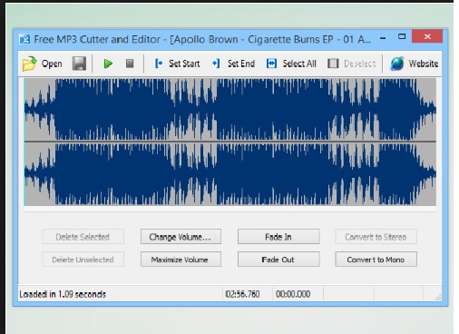 Phan mem cat file MP3 MP3 Cutter 4.3.1
