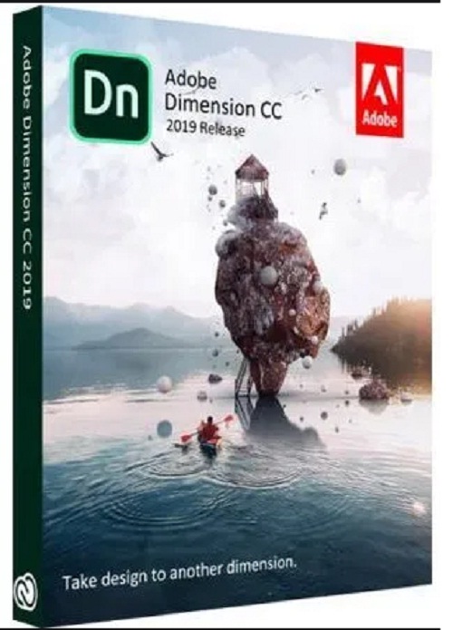 phan mem thiet ke do hoa 2D, 3D Adobe Dimension CC 2019..